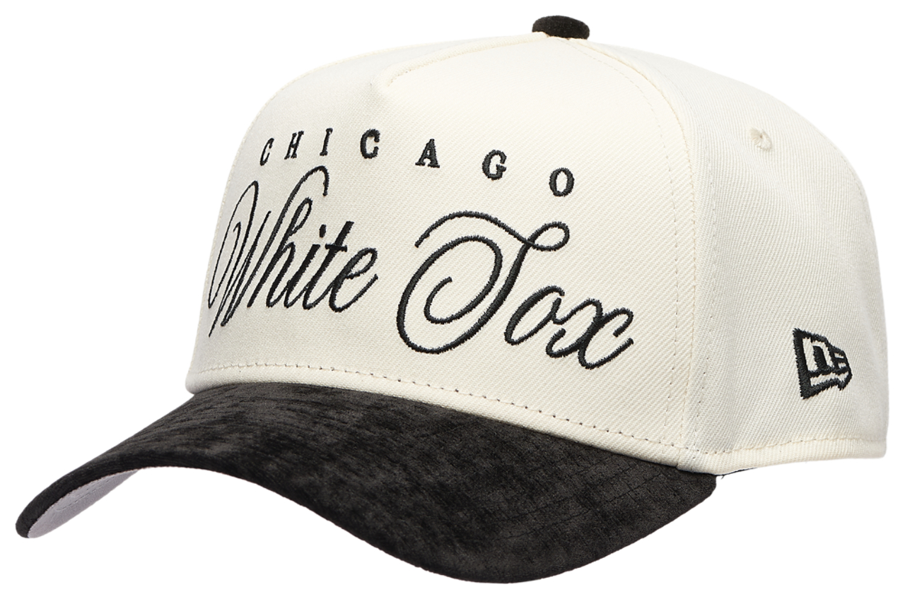 New Era White Sox 2 Tone Velvet Script Cap Image 1 of 5. Tap to open photo gallery.