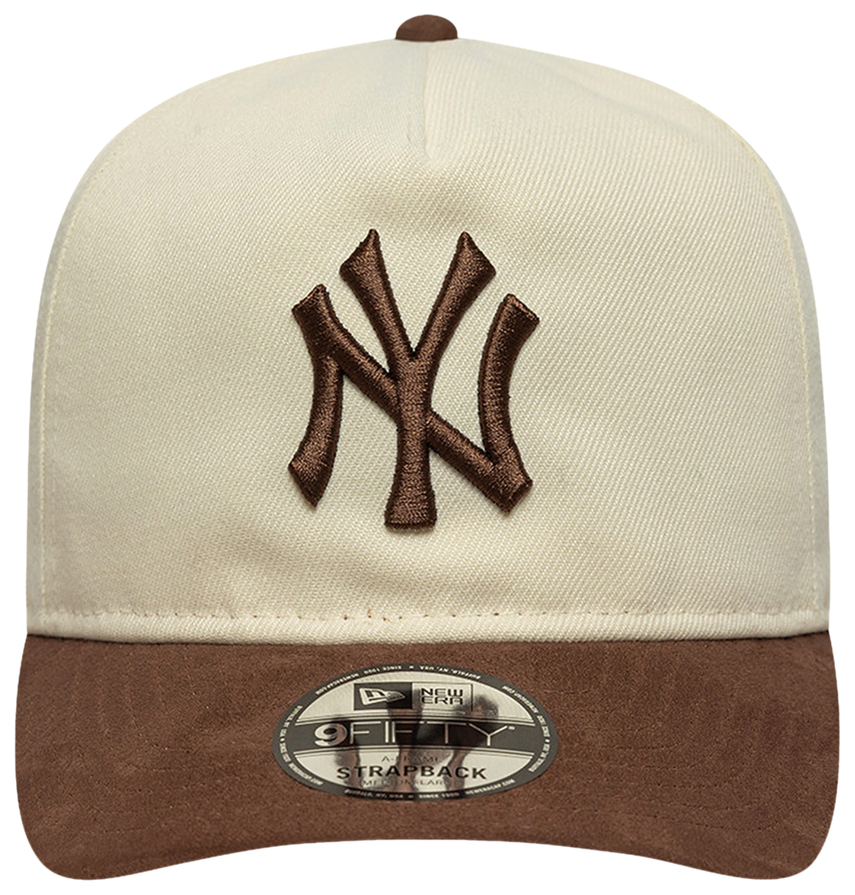 New Era Yankees 9FIFTY A Frame Suede Visor Cap - Men's | Foot Locker