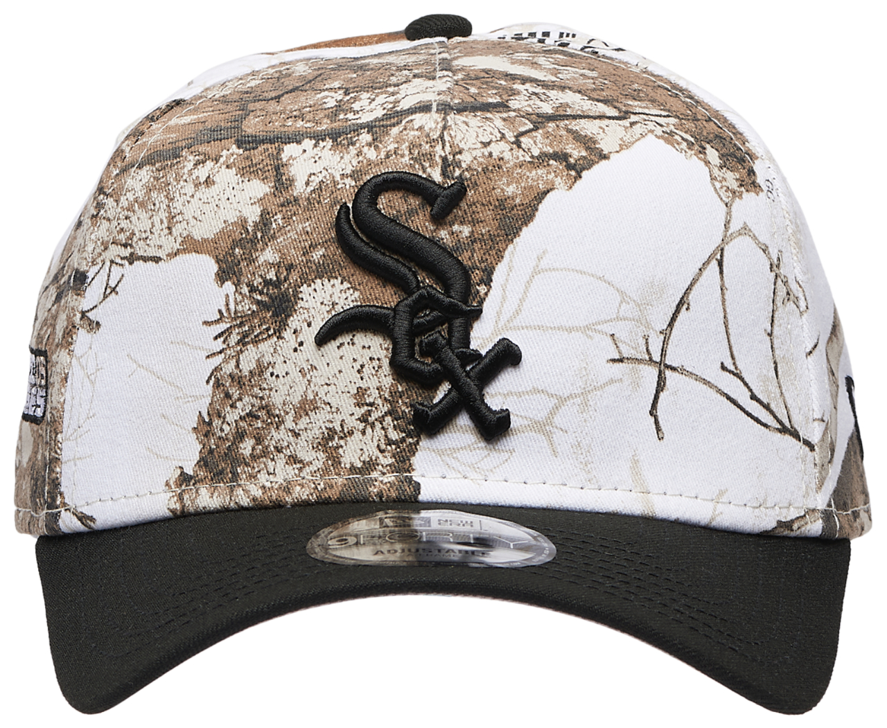 New Era White Sox 9FORTY A-Frame Snow Realtree Cap Image 2 of 5. Tap to open photo gallery.