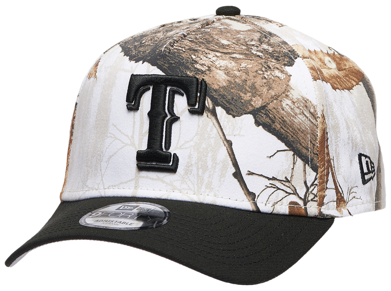 New Era Rangers 9FORTY A-Frame Snow Realtree Cap Image 1 of 5. Tap to open photo gallery.