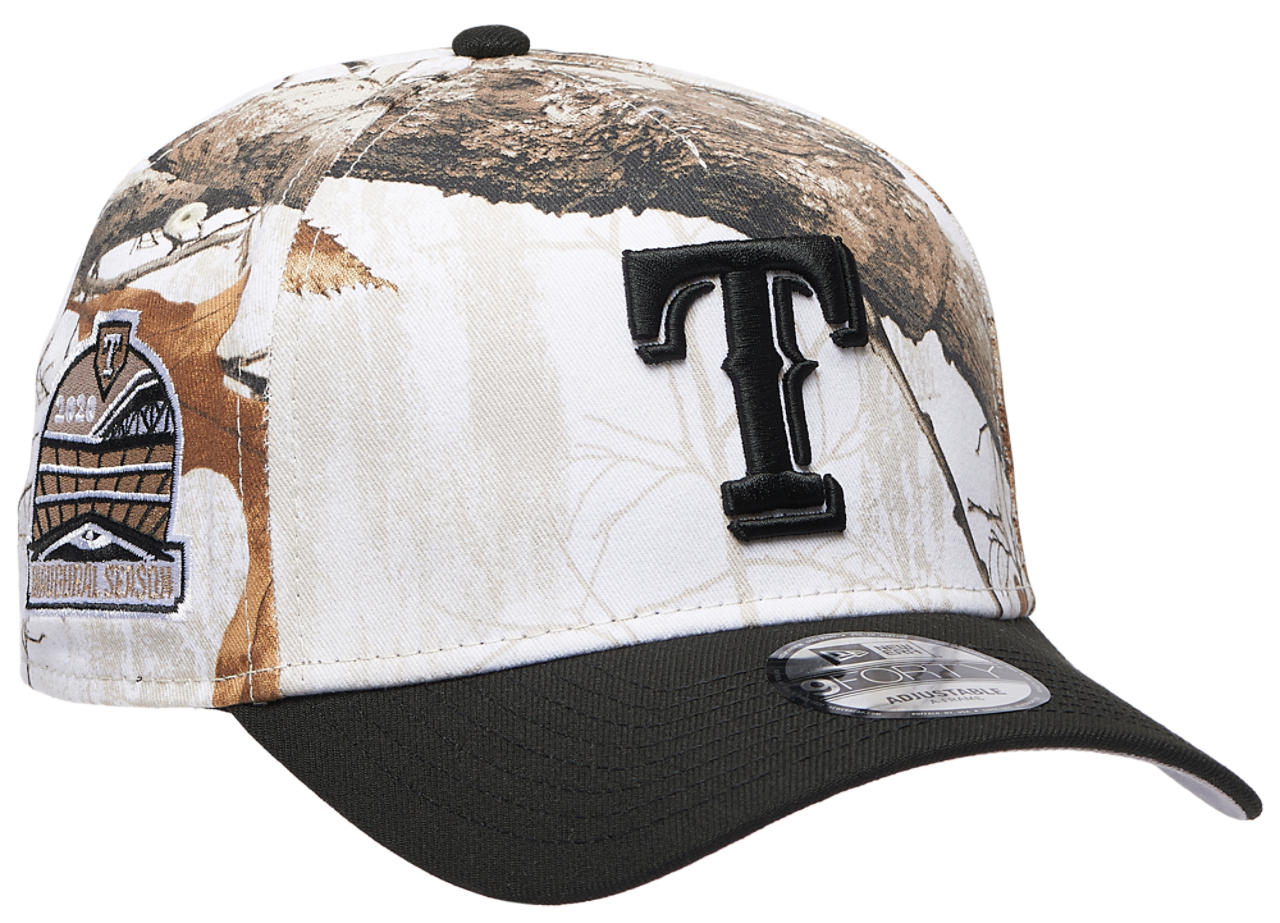 New Era Rangers 9FORTY A-Frame Snow Realtree Cap Image 3 of 5. Tap to open photo gallery.