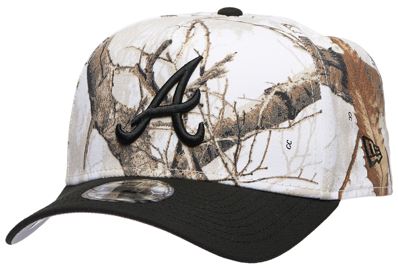 New Era Braves 9FORTY A-Frame Snow Realtree Cap Image 1 of 5. Tap to open photo gallery.