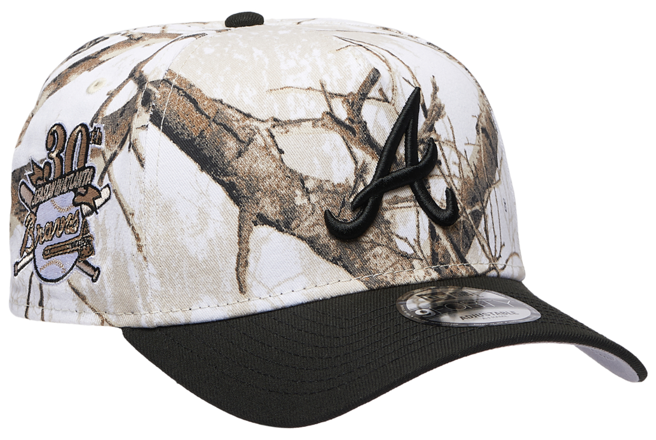 New Era Braves 9FORTY A-Frame Snow Realtree Cap Image 3 of 5. Tap to open photo gallery.