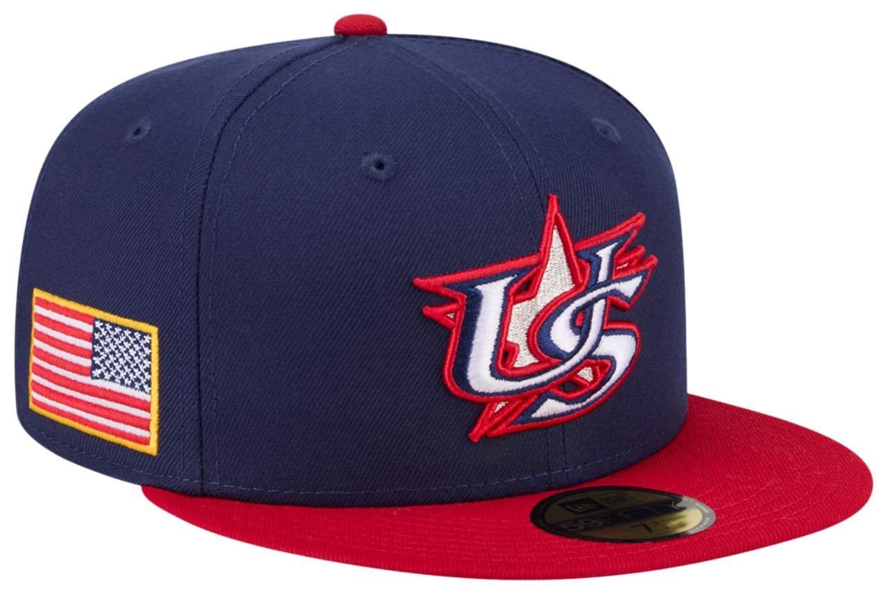 New Era USA 59FIFTY World Baseball Classic '26 Cap Image 3 of 7. Tap to open photo gallery.