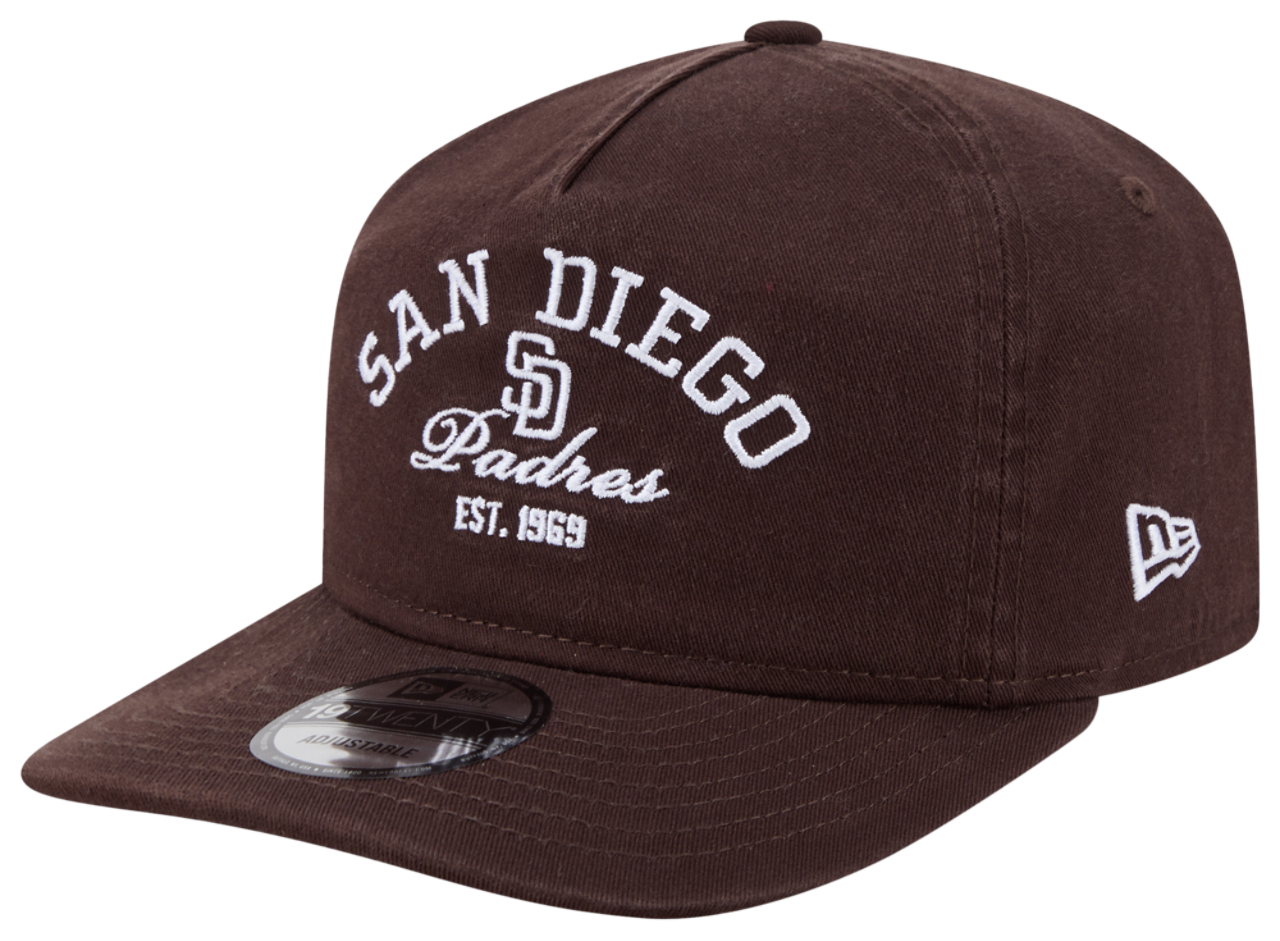 New Era Padres 19TWENTY Stacked Cap Image 1 of 7. Tap to open photo gallery.