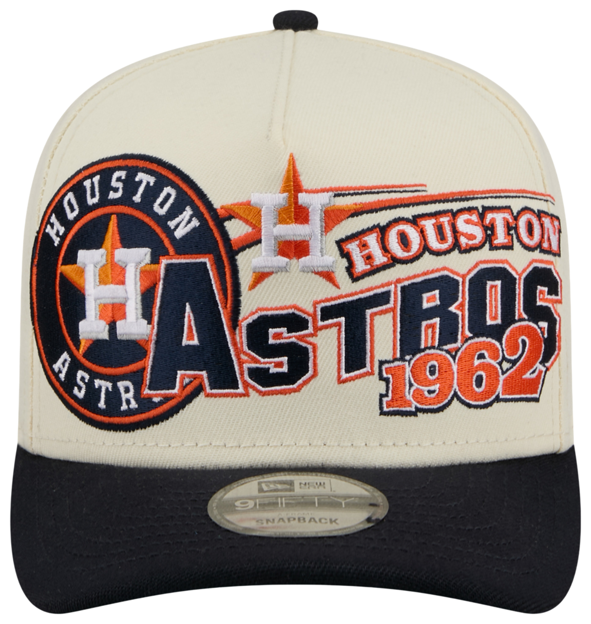 New Era Astros 9FIFTY A-Frame Classic Cap Image 2 of 7. Tap to open photo gallery.