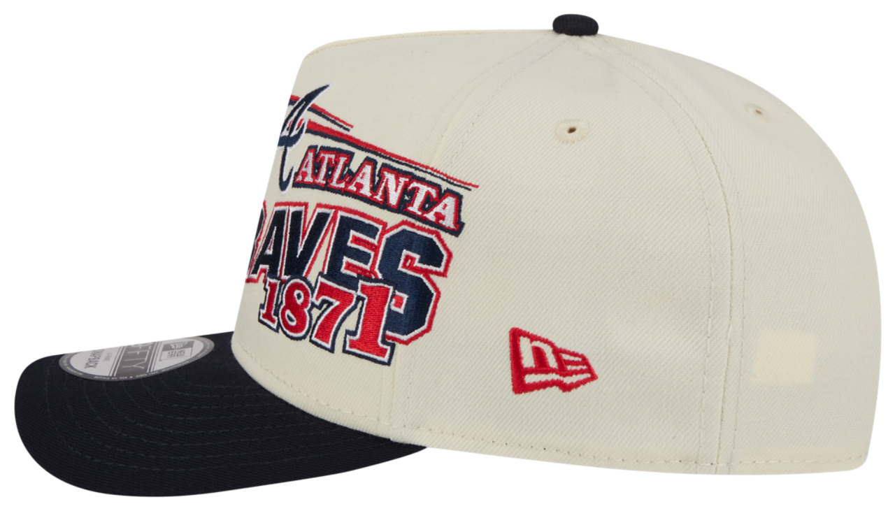 New Era Braves 9FIFTY A-Frame Classic Cap Image 5 of 7. Tap to open photo gallery.