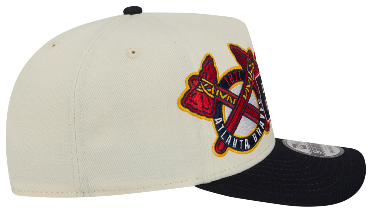 New Era Braves 9FIFTY A-Frame Classic Cap Image 6 of 7. Tap to open photo gallery.