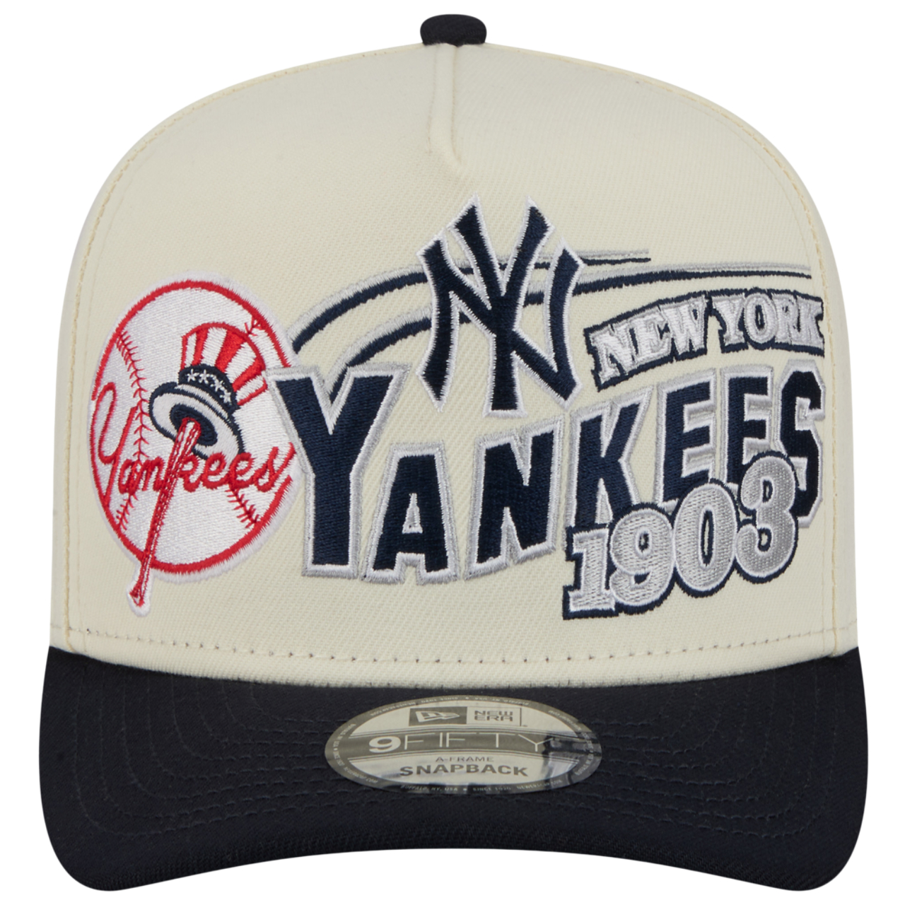 New Era Yankees 9FIFTY A-Frame Classic Cap Image 2 of 7. Tap to open photo gallery.