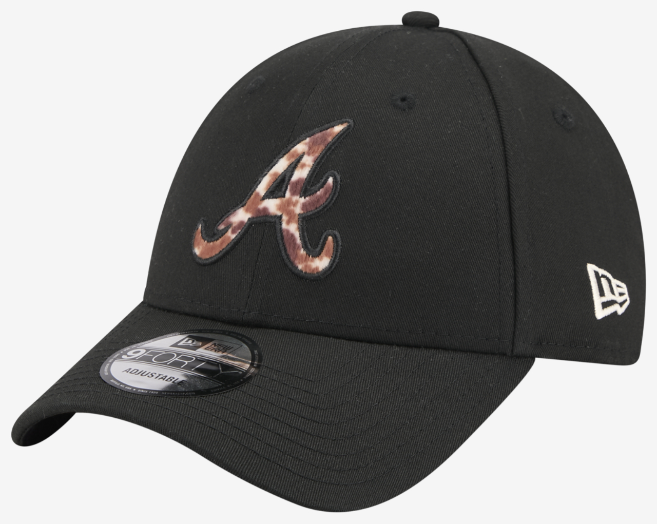 New Era Braves 9FORTY Faux Pony Infill Cap Image 1 of 7. Tap to open photo gallery.