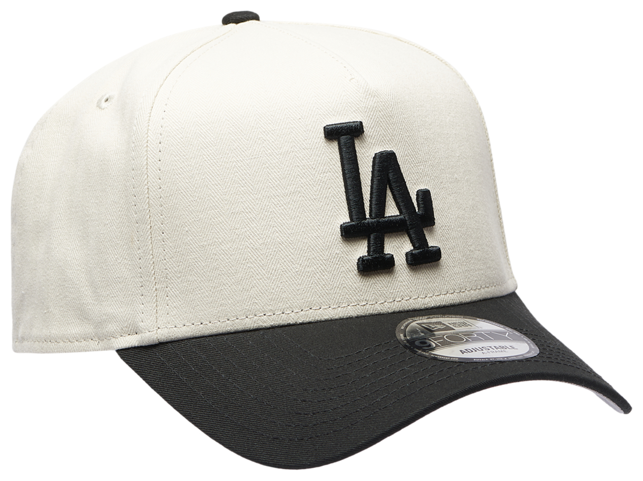New Era Dodgers 940AF Herringbone Cap Image 3 of 5. Tap to open photo gallery.