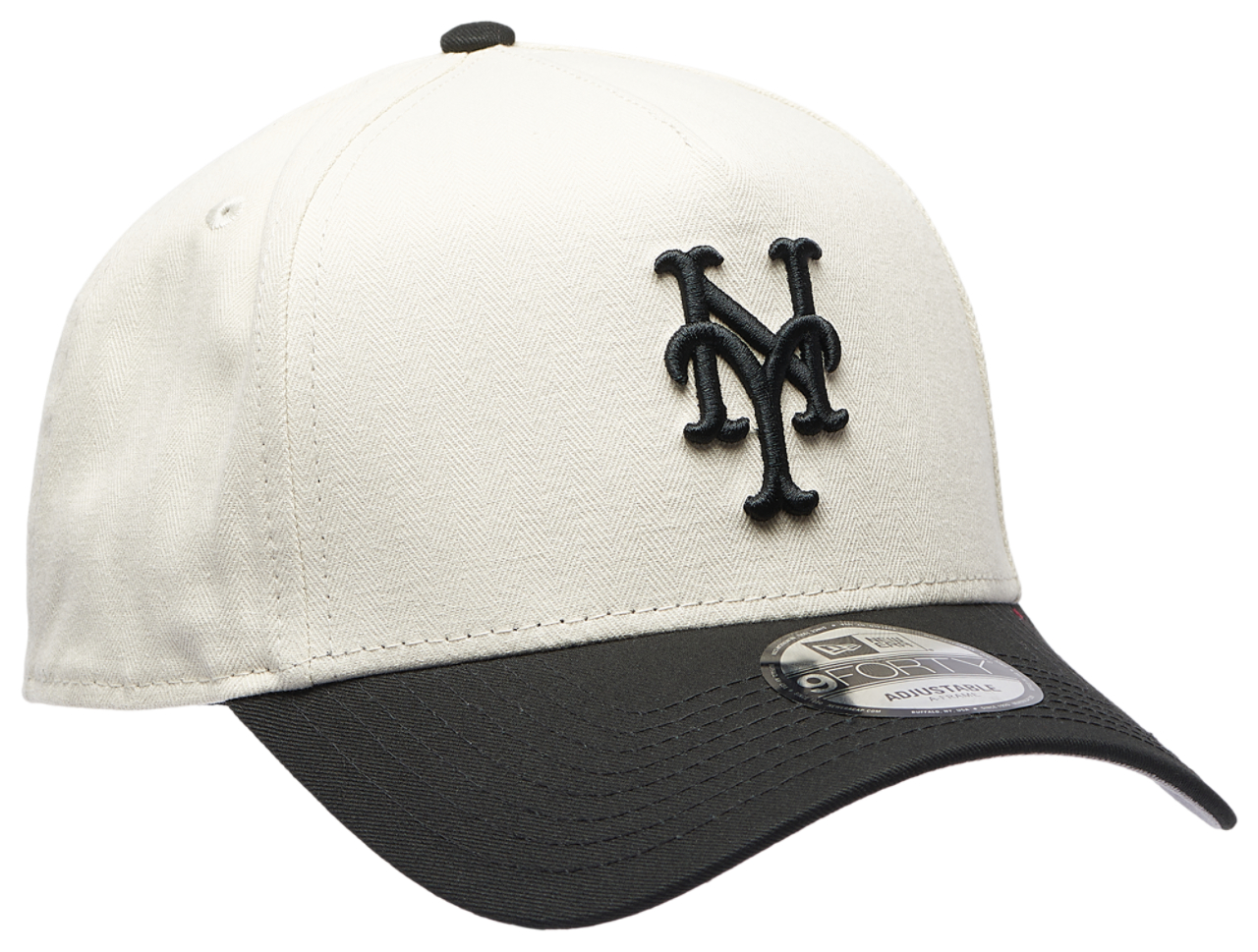 New Era Mets 940AF Herringbone Cap Image 3 of 5. Tap to open photo gallery.