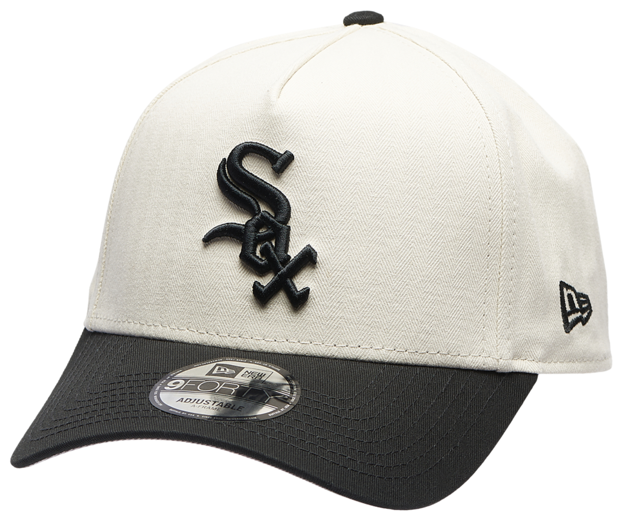 New Era White Sox 940AF Herringbone Cap Image 1 of 5. Tap to open photo gallery.