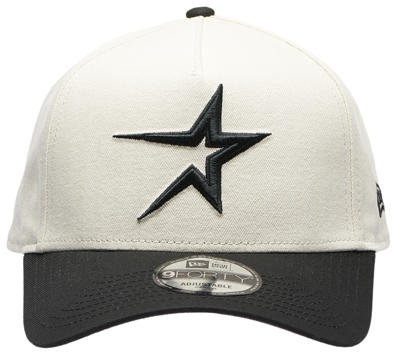 New Era Astros 940AF Herringbone Cap Image 2 of 5. Tap to open photo gallery.