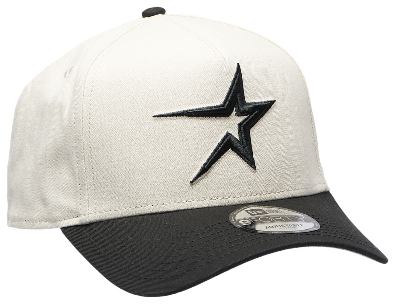 New Era Astros 940AF Herringbone Cap Image 3 of 5. Tap to open photo gallery.