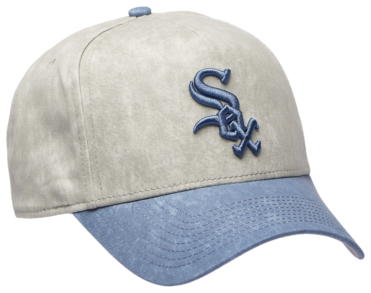 New Era White Sox 9FORTY A-Frame Washed Cap Image 3 of 5. Tap to open photo gallery.