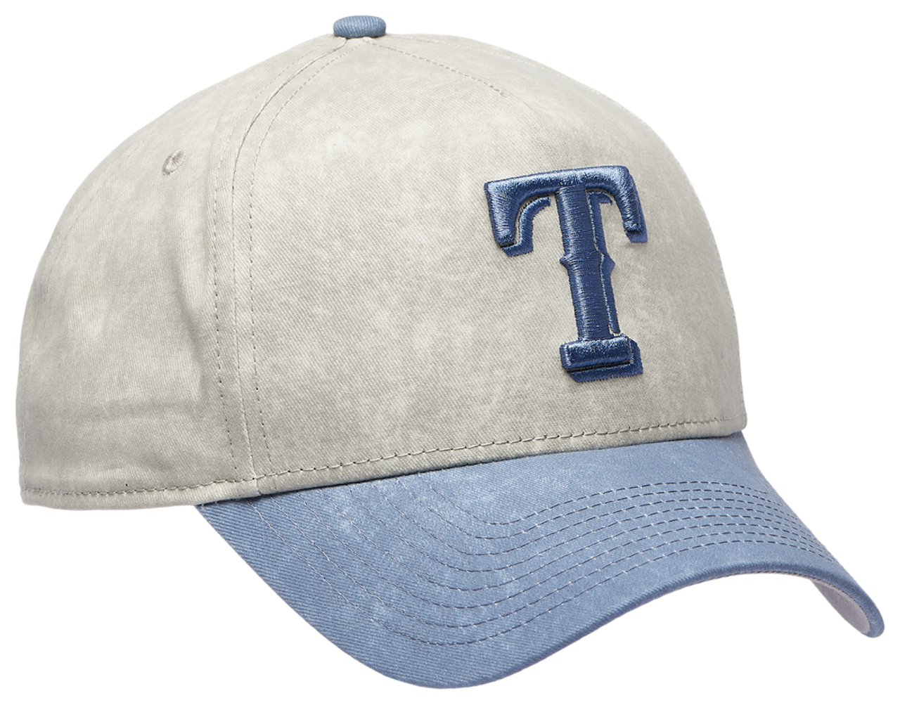 New Era Rangers 9FORTY A-Frame Washed Cap Image 3 of 5. Tap to open photo gallery.