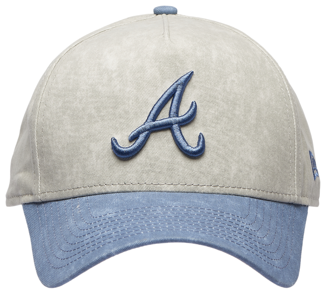 New Era Braves 9FORTY A-Frame Washed Cap Image 2 of 5. Tap to open photo gallery.