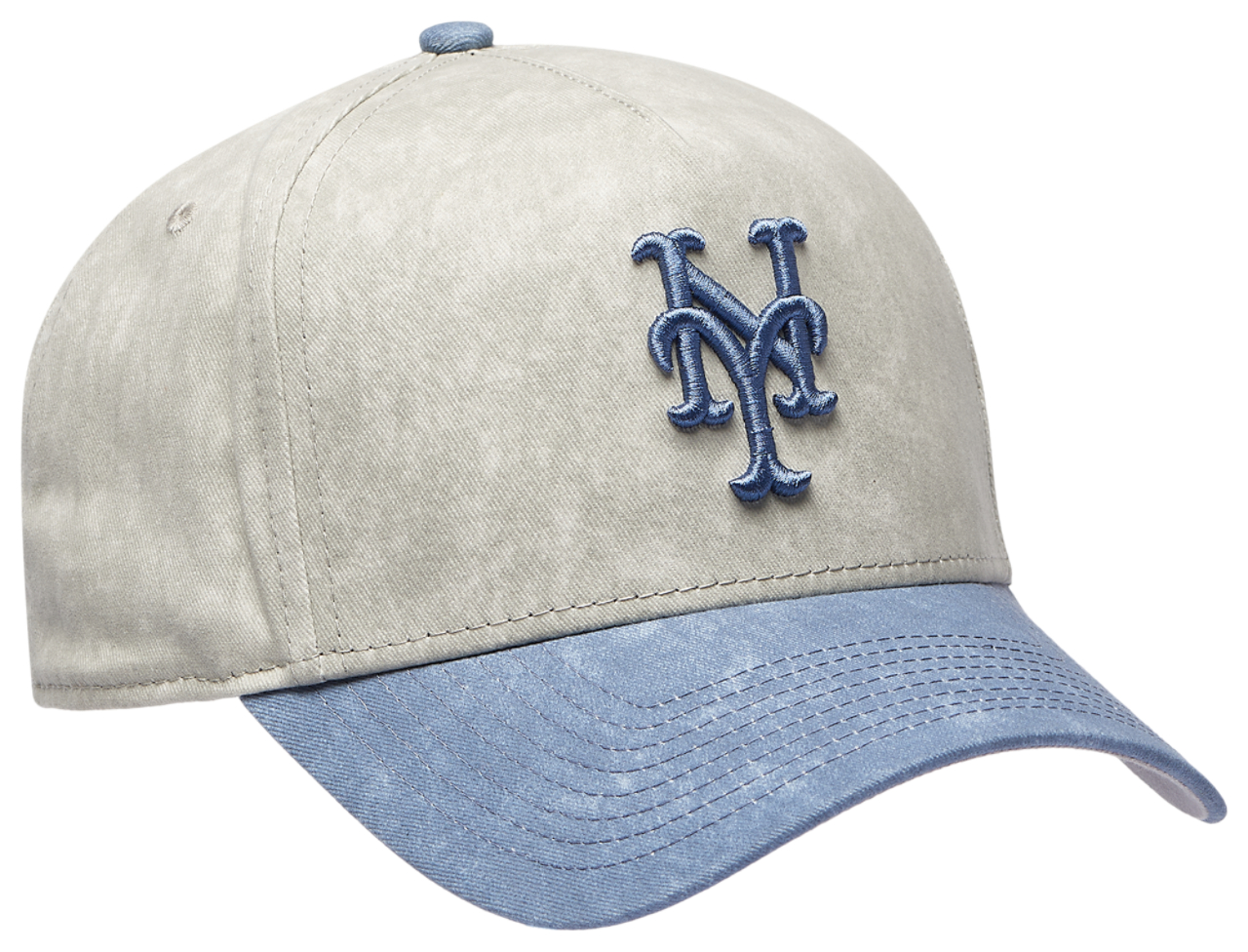 New Era Mets 9FORTY A-Frame Washed Cap Image 3 of 5. Tap to open photo gallery.
