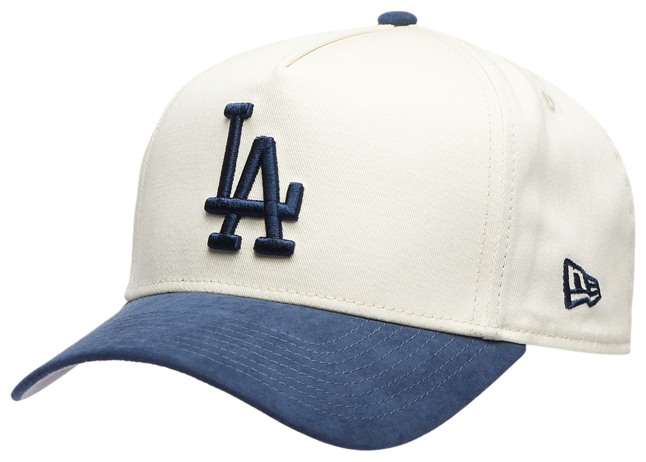 New Era Dodgers 9FORTY A-Frame Suede Cap Image 1 of 5. Tap to open photo gallery.