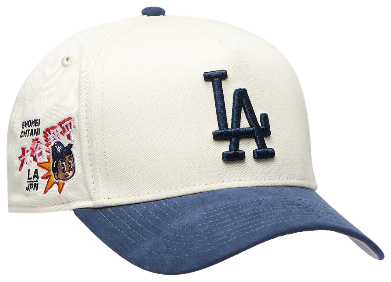 New Era Dodgers 9FORTY A-Frame Suede Cap Image 3 of 5. Tap to open photo gallery.