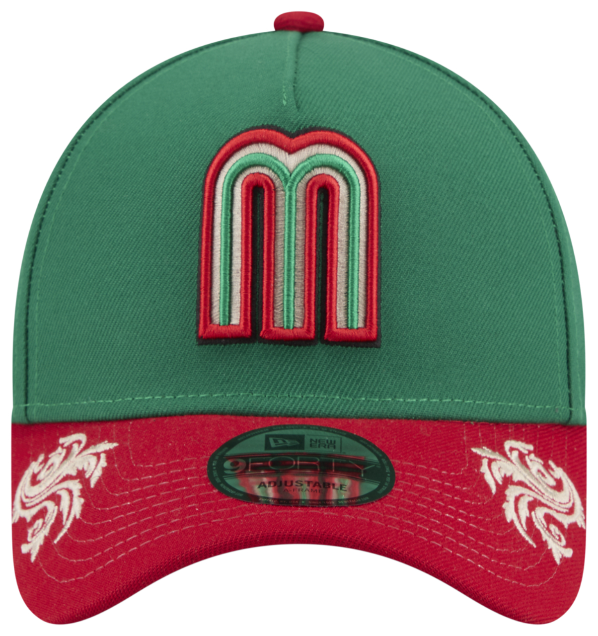 New Era Mexico 9FORTY A-Frame Script Wordmark Cap Image 2 of 7. Tap to open photo gallery.