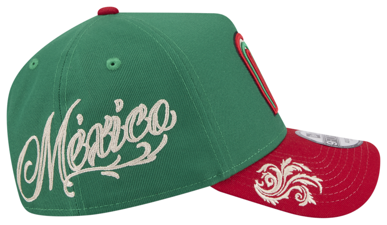 New Era Mexico 9FORTY A-Frame Script Wordmark Cap Image 4 of 7. Tap to open photo gallery.