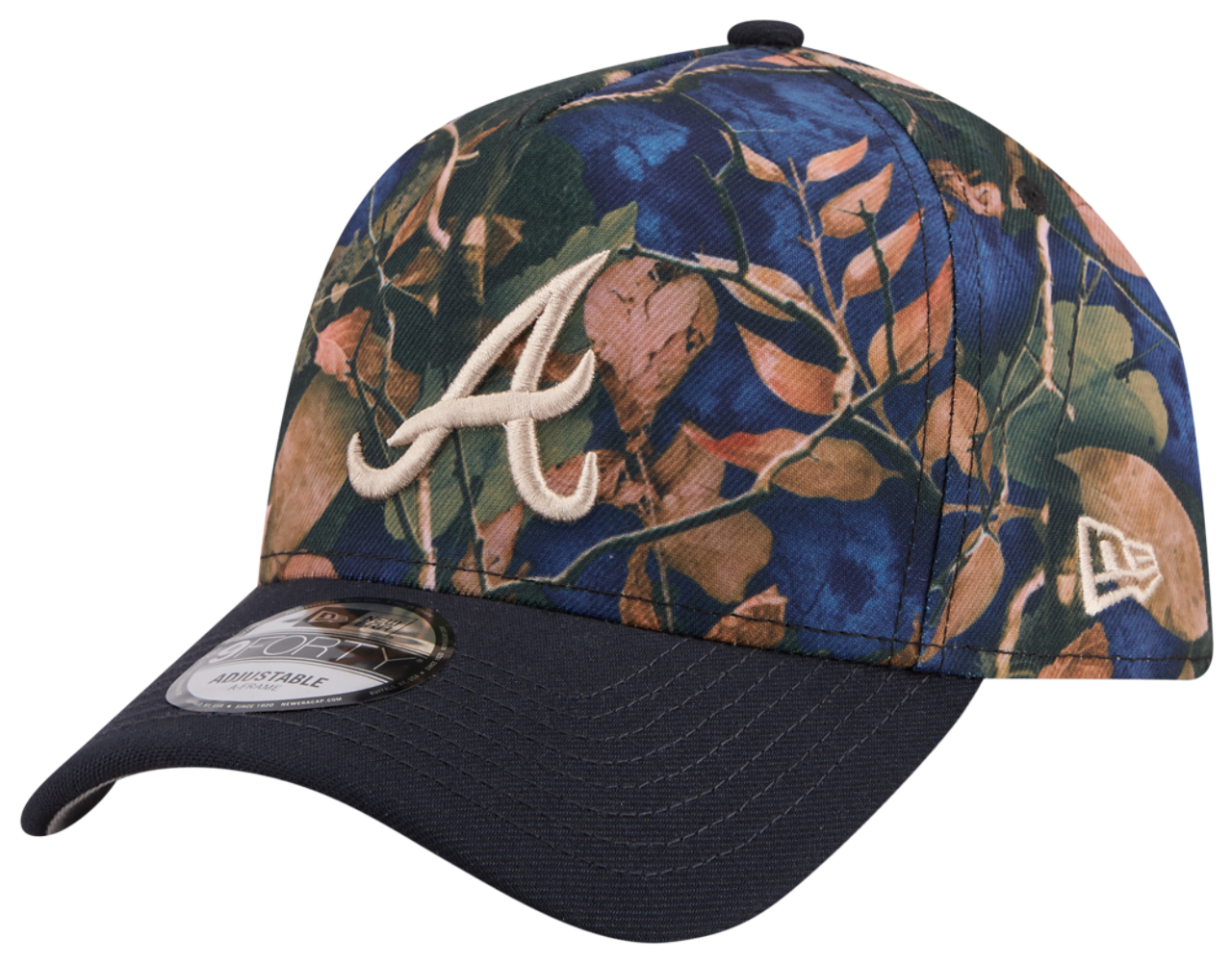 New Era Braves 9FORTY A-Frame Leaves Cap Image 1 of 7. Tap to open photo gallery.