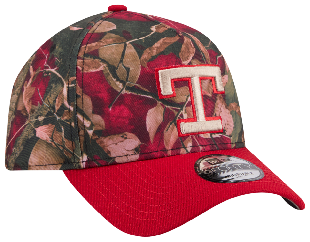 New Era Rangers 9FORTY A-Frame Leaves Cap Image 3 of 7. Tap to open photo gallery.