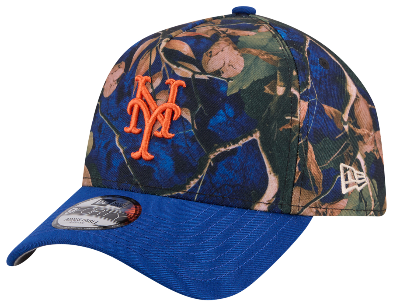 New Era Mets 9FORTY A-Frame Leaves Cap Image 1 of 7. Tap to open photo gallery.