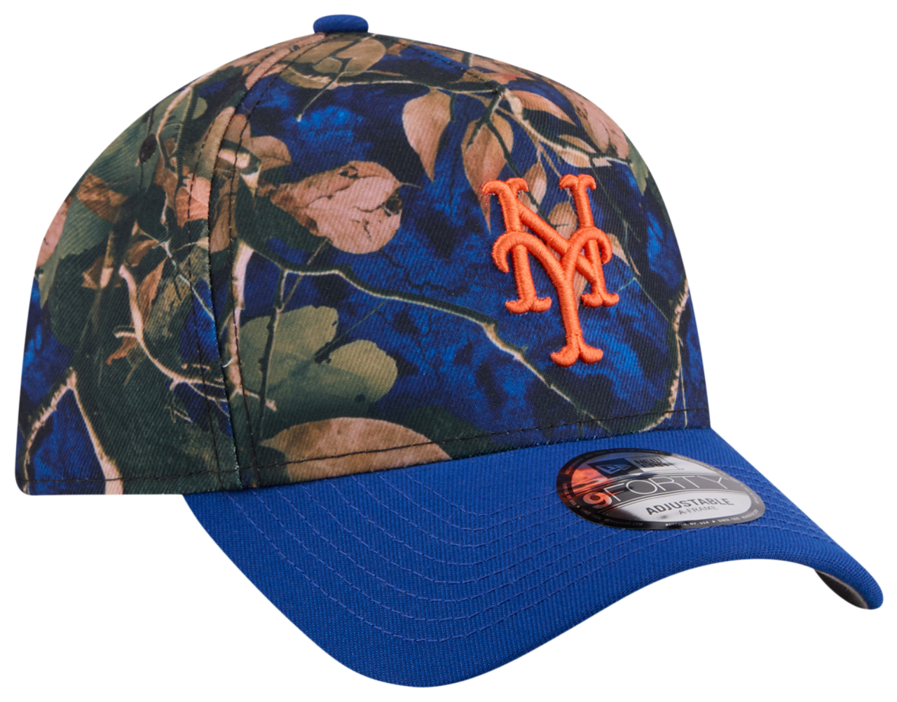 New Era Mets 9FORTY A-Frame Leaves Cap Image 3 of 7. Tap to open photo gallery.