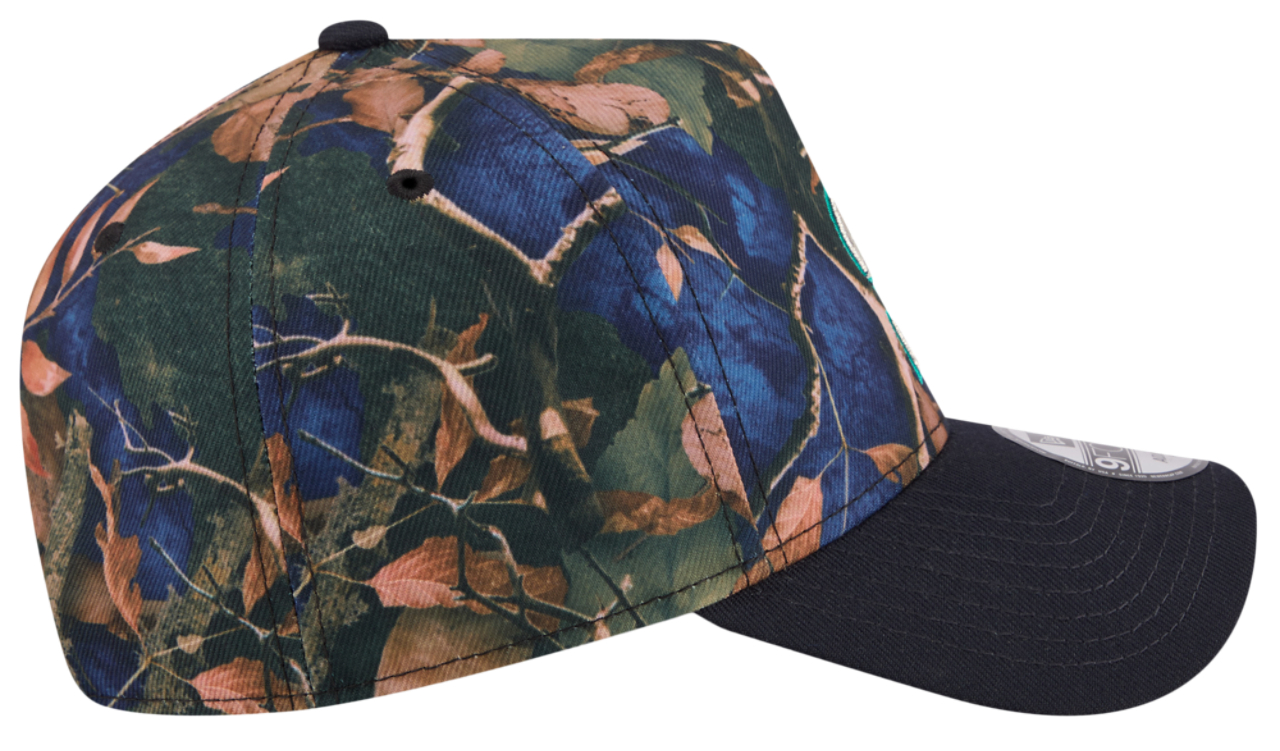 New Era Mariners 9FORTY A-Frame Leaves Cap Image 6 of 7. Tap to open photo gallery.