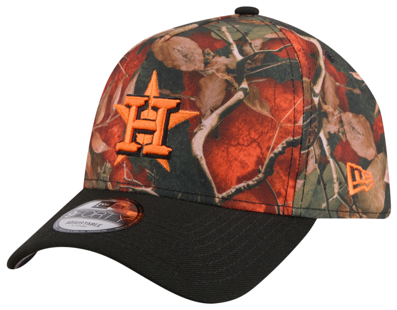 New Era Astros 9FORTY A-Frame Leaves Cap Image 1 of 7. Tap to open photo gallery.