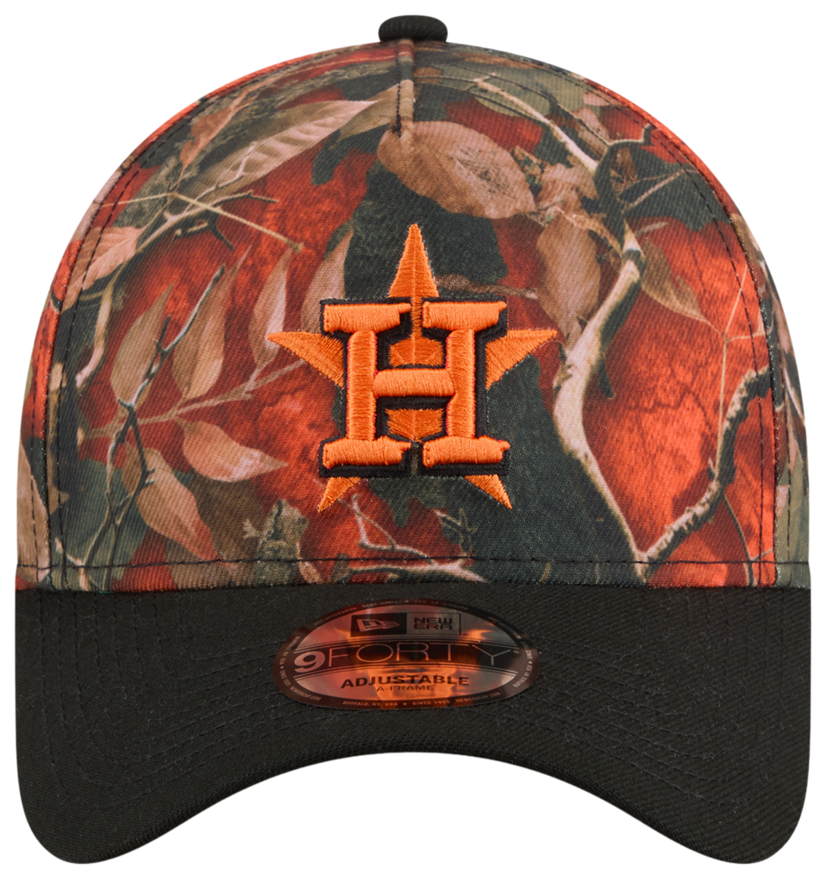 New Era Astros 9FORTY A-Frame Leaves Cap Image 2 of 7. Tap to open photo gallery.