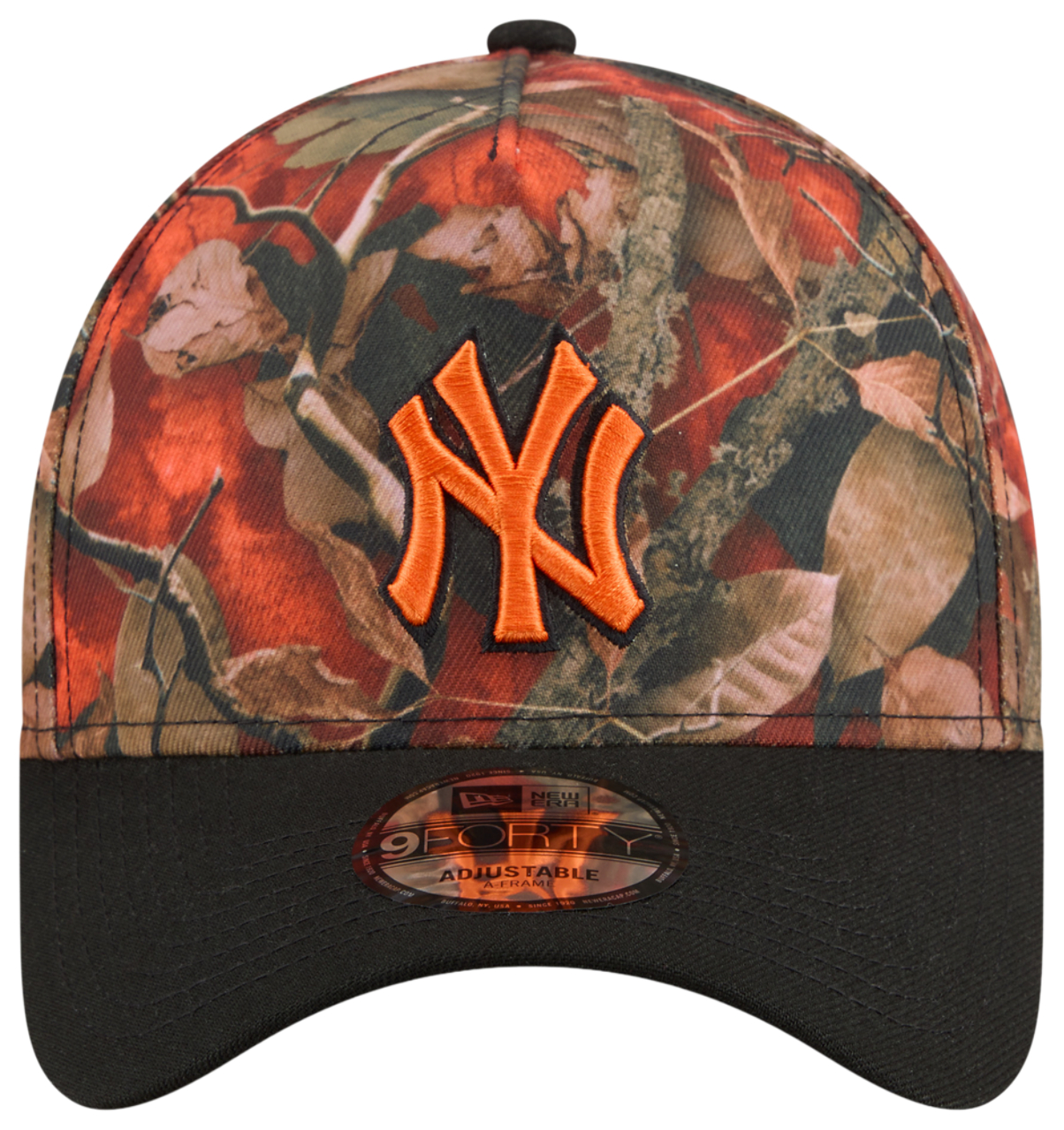New Era Yankees 9FORTY A-Frame Leaves Cap Image 2 of 7. Tap to open photo gallery.