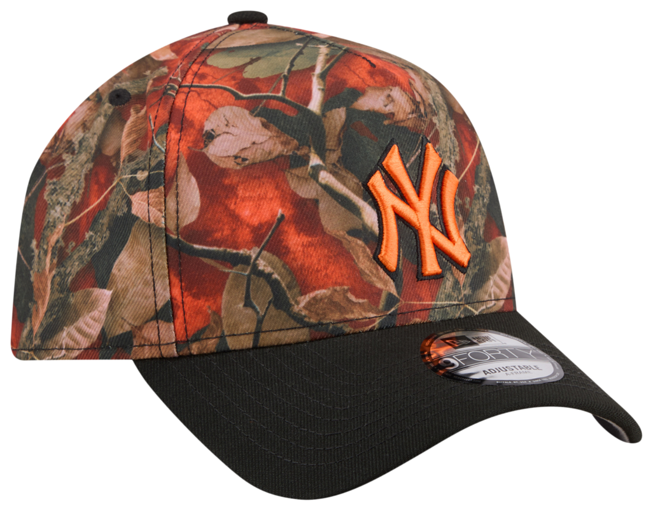 New Era Yankees 9FORTY A-Frame Leaves Cap Image 3 of 7. Tap to open photo gallery.