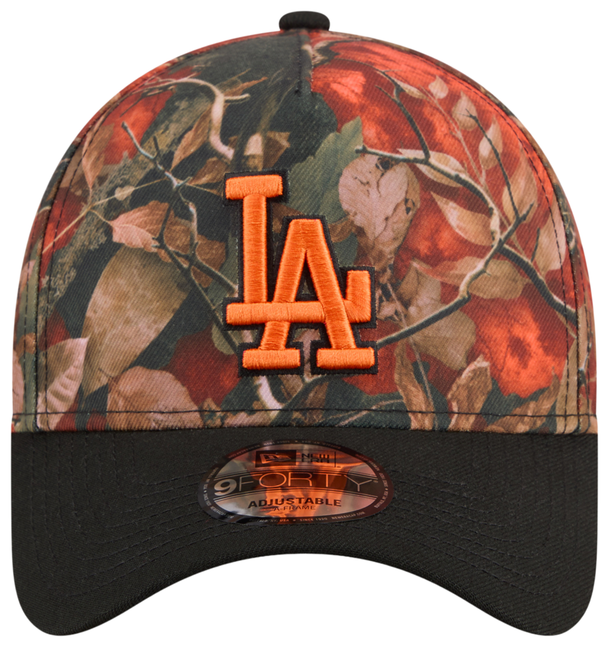 New Era Dodgers 9FORTY A-Frame Leaves Cap Image 2 of 7. Tap to open photo gallery.