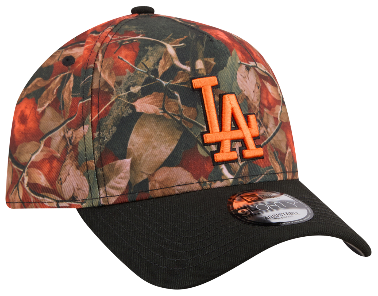 New Era Dodgers 9FORTY A-Frame Leaves Cap Image 3 of 7. Tap to open photo gallery.