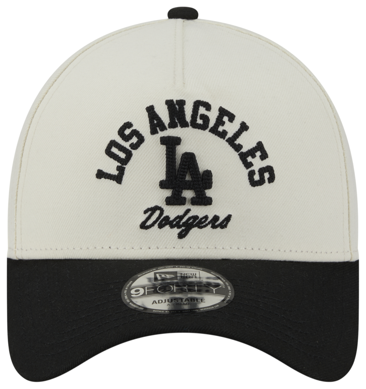 New Era Dodgers 9FORTY A-Frame Arch Cap Image 2 of 7. Tap to open photo gallery.