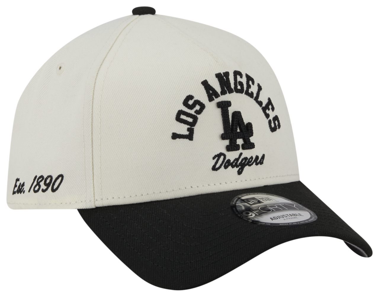 New Era Dodgers 9FORTY A-Frame Arch Cap Image 3 of 7. Tap to open photo gallery.