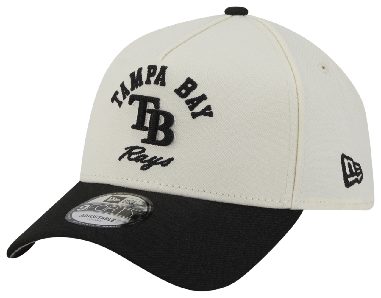 New Era Rays 9FORTY A-Frame UPSD Arch Cap Image 1 of 7. Tap to open photo gallery.