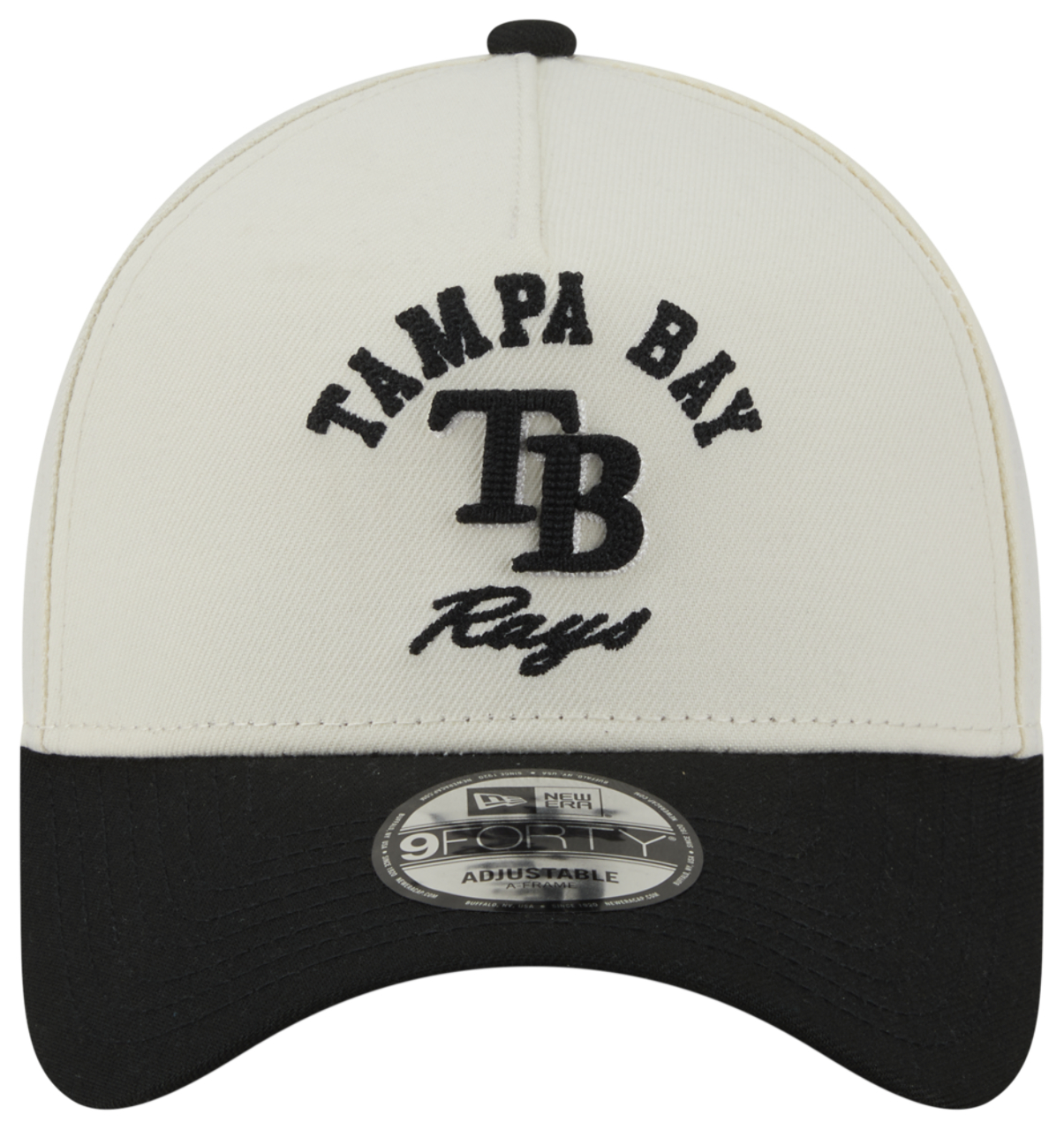 New Era Rays 9FORTY A-Frame UPSD Arch Cap Image 2 of 7. Tap to open photo gallery.