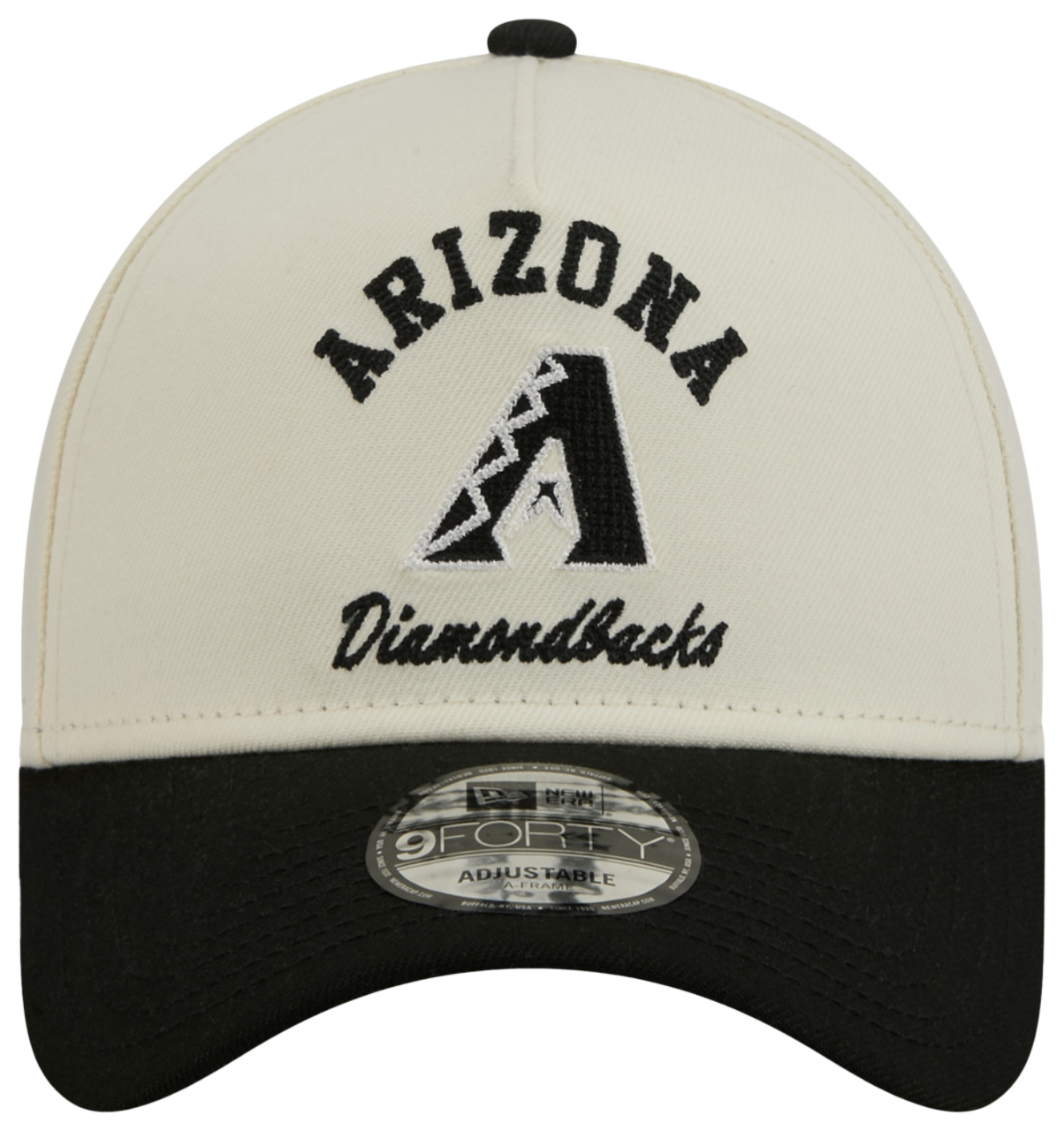 New Era Diamondbacks 9FORTY A-Frame UPSD Arch Cap Image 2 of 7. Tap to open photo gallery.