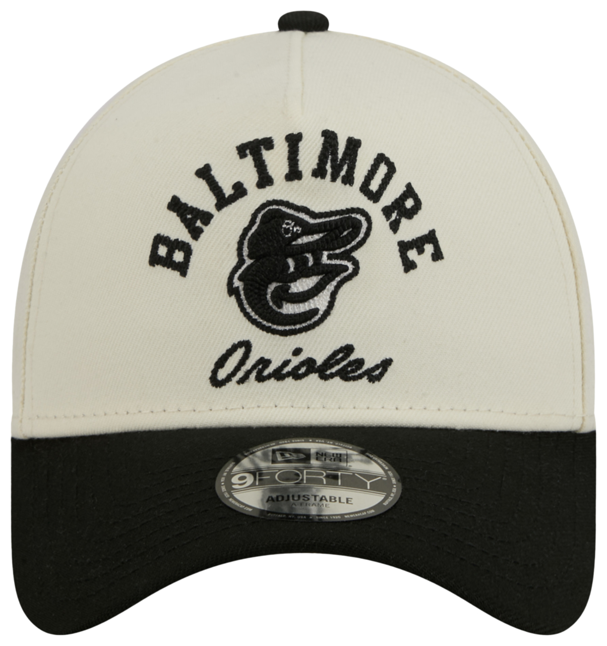 New Era Orioles 9FORTY A-Frame UPSD Arch Cap Image 2 of 7. Tap to open photo gallery.