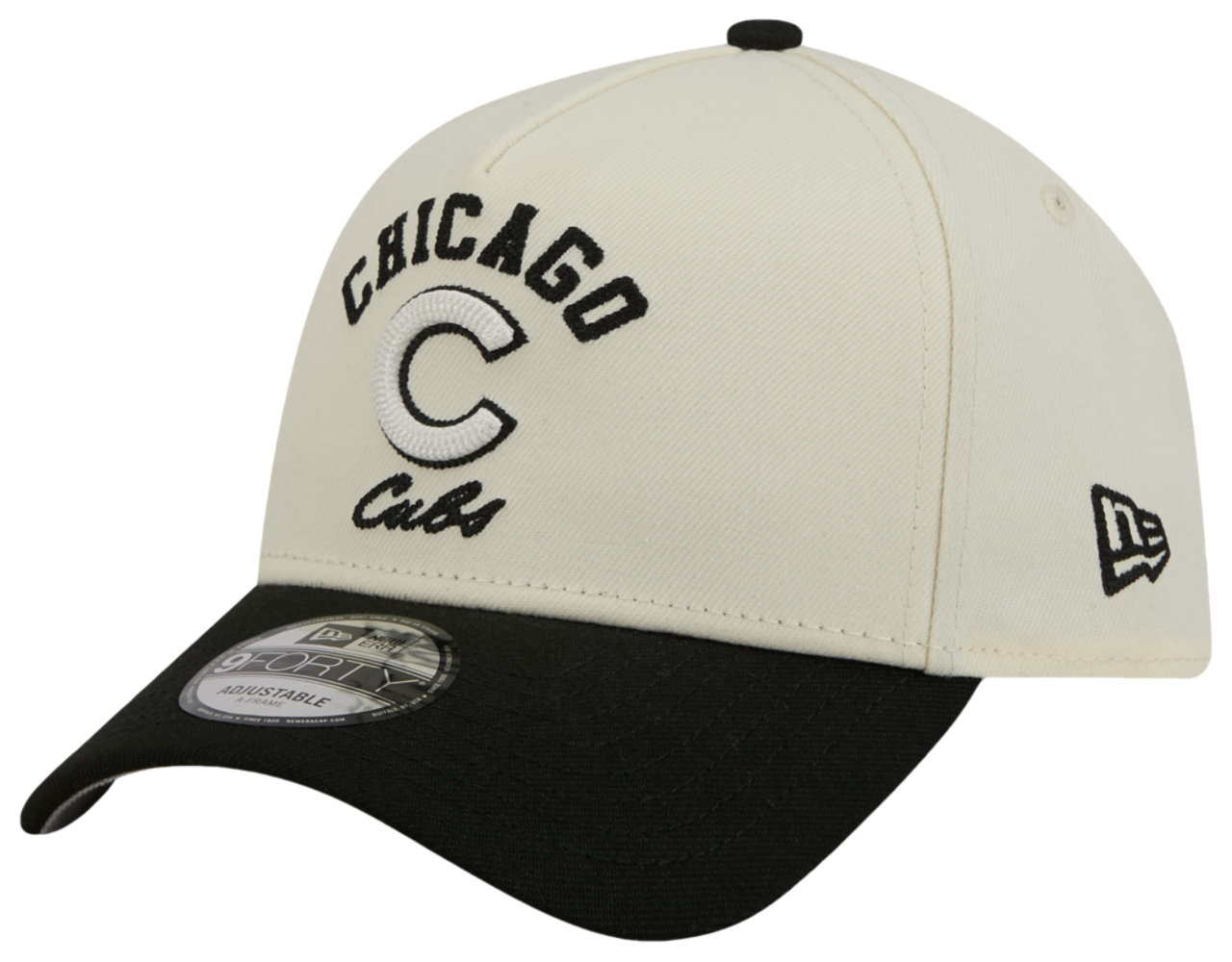 New Era Cubs 9FORTY A-Frame UPSD Arch Cap Image 1 of 7. Tap to open photo gallery.