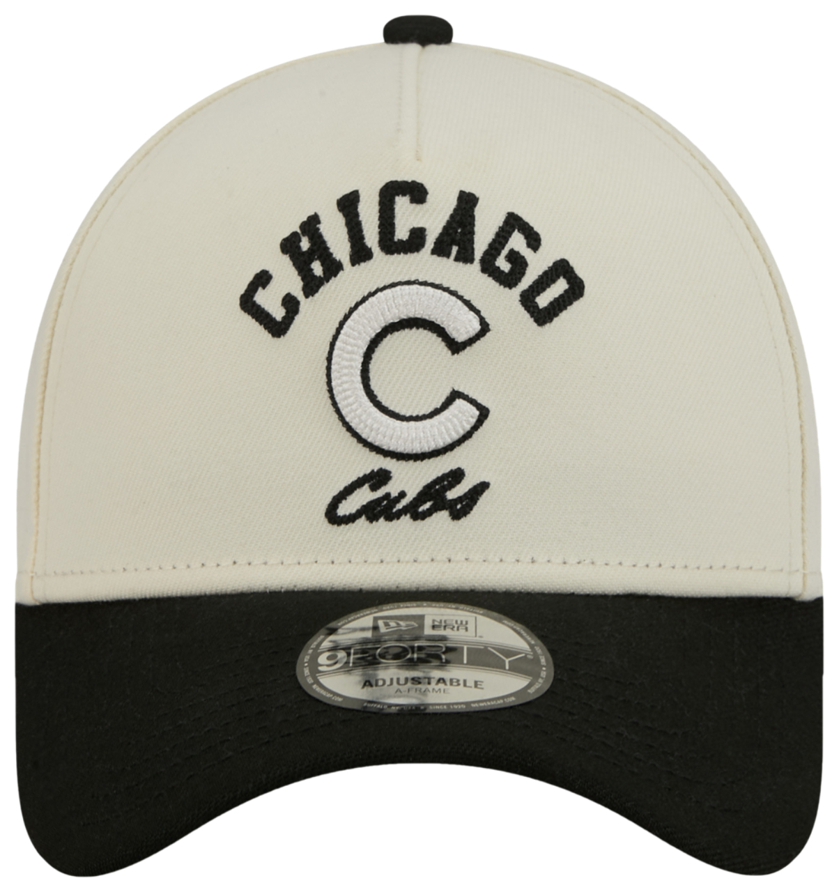 New Era Cubs 9FORTY A-Frame UPSD Arch Cap Image 2 of 7. Tap to open photo gallery.