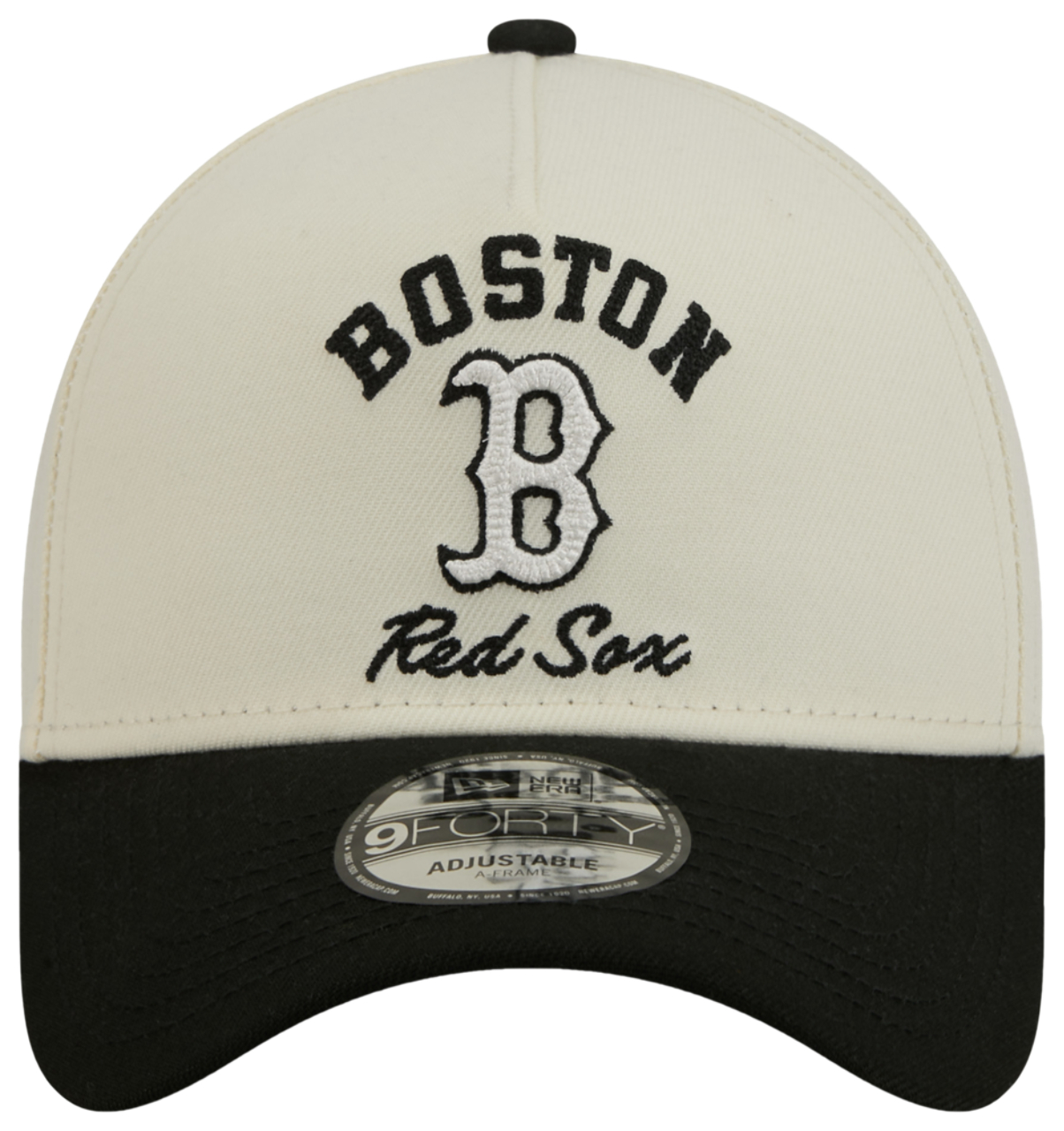 New Era Red Sox 9FORTY A-Frame UPSD Arch Cap Image 2 of 7. Tap to open photo gallery.
