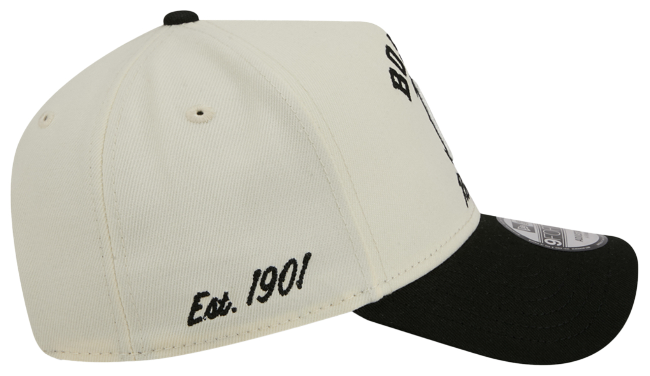 New Era Red Sox 9FORTY A-Frame UPSD Arch Cap Image 6 of 7. Tap to open photo gallery.