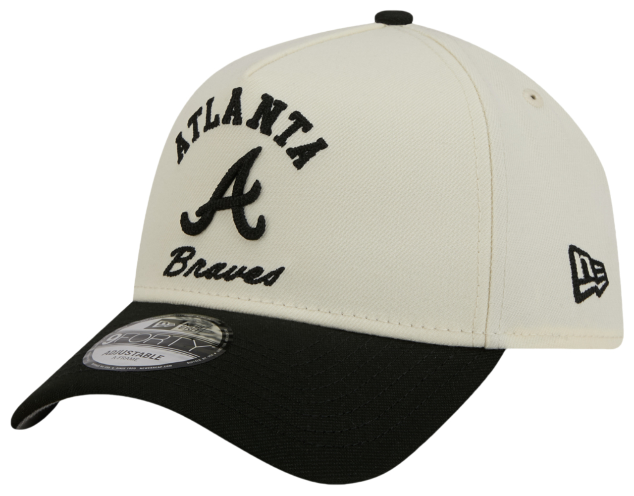 New Era Braves 9FORTY A-Frame Arch Cap Image 1 of 7. Tap to open photo gallery.