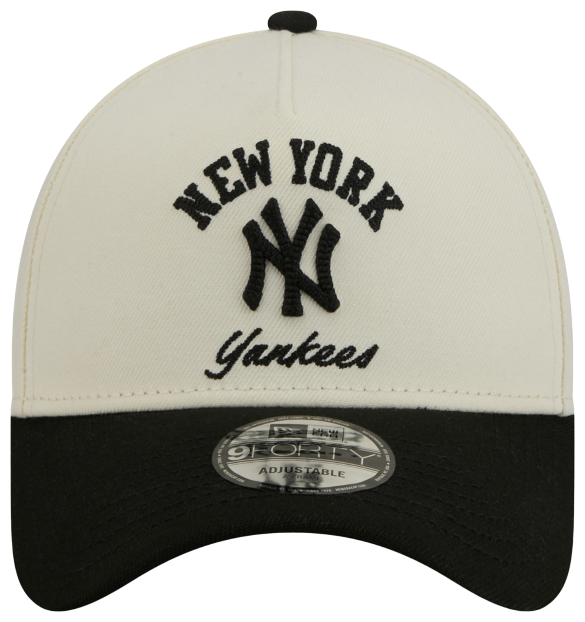 New Era Yankees 9FORTY A-Frame Arch Cap Image 2 of 7. Tap to open photo gallery.
